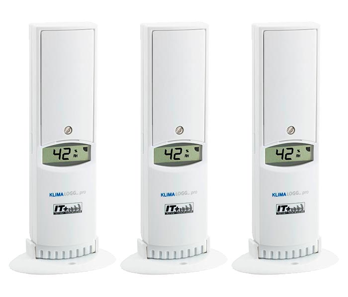 Termohigrómetro com 3 sondas conexão wifi