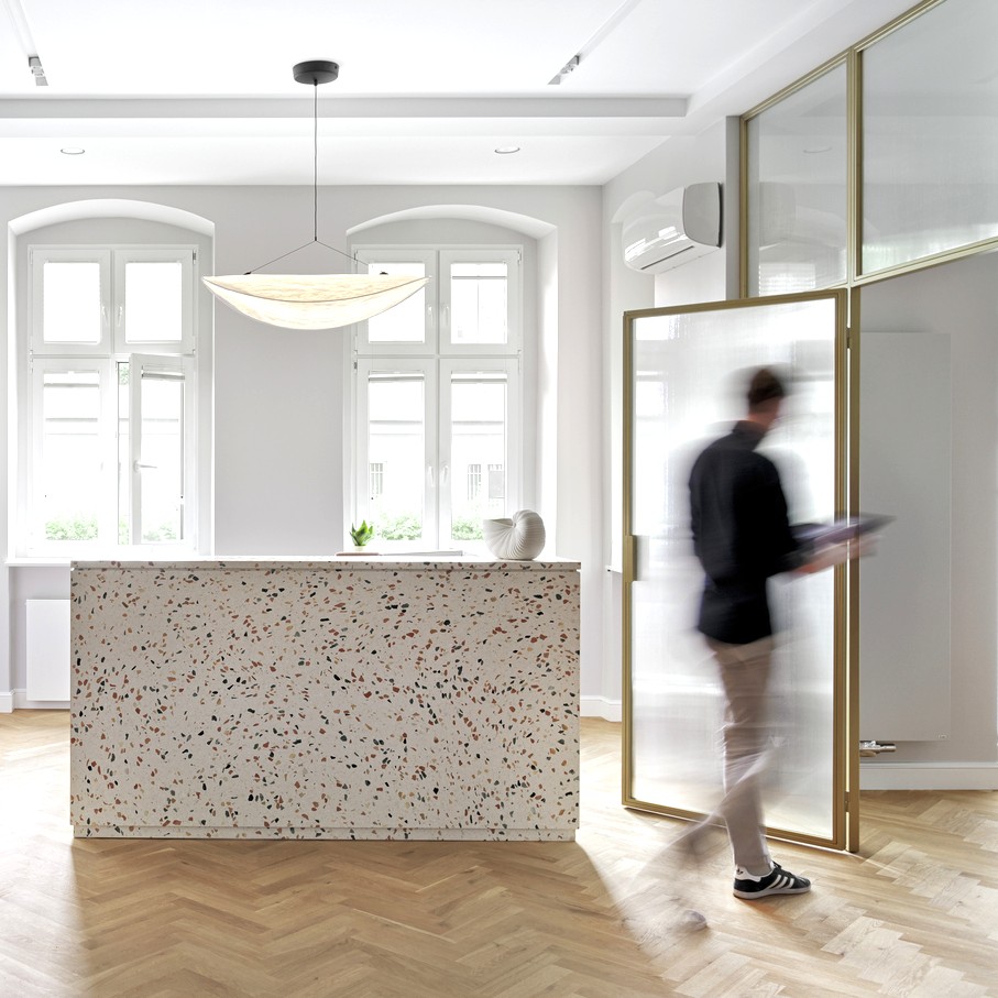 terrazzo-medd design-bienstudio-reception-area-photo-tom-kurek terrazzo-medd design-bienstudio-reception-area-photo-tom-kurek