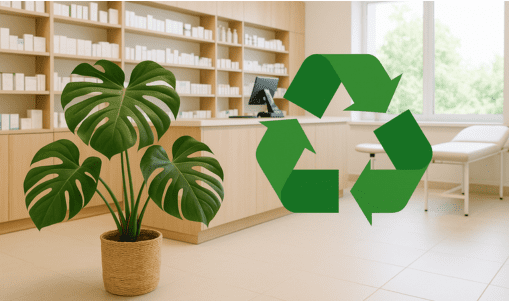 Imagem ilustrativa do Dia Mundial do Ambiente com elementos naturais e design sustentável, promovendo a consciência ambiental.
